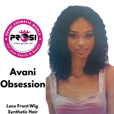 Obsession Lace Front Wig,Curly Style,Tangle Free- Avani Color 1B,2