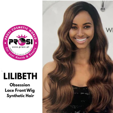 Obsession Lilibeth Synthetic Lace Front Free Part Hand Tied Curly Hair Wig,Color 1,1B