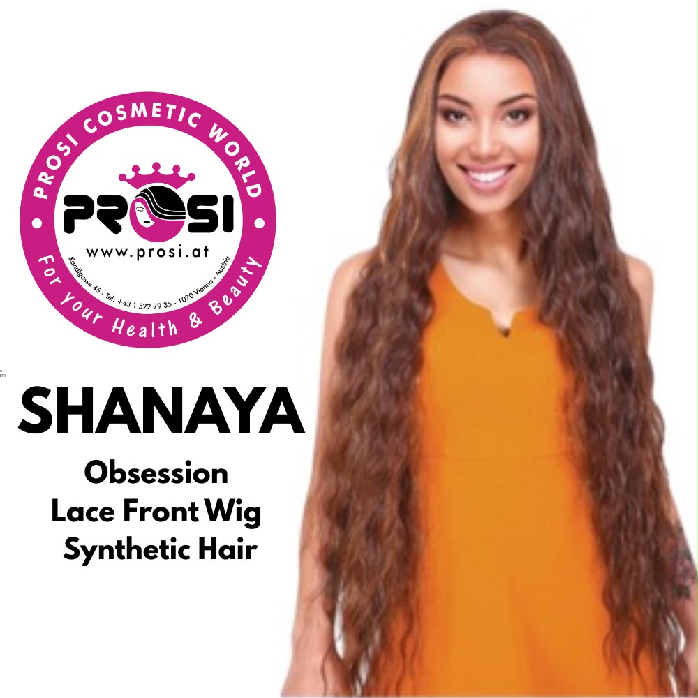 OBSESSION SHANAYA 40"-BRAZILIAN FUSION HUMAN HAIR NATURAL LONG CURLY LACE WIG Color 1B,2,4,613