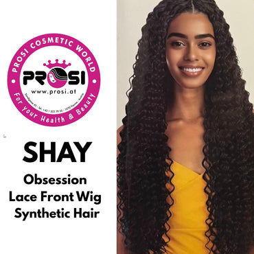 Obsession SHAY-Synthetic Swiss HD 13x4 Lace Front Free Part Curly Hair Wig olor 1b,2,4,OT30,F430