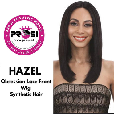 Obsession Lace Front Wig Free Part Hand Tied Straight Hair - Hazel Color 1B,613