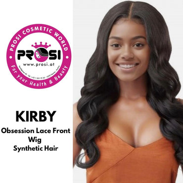 Obsession Synthetic Swiss HD 13x4 Lace Front Free Part Long Hair Wig - KIRBY Color 1,1B,613