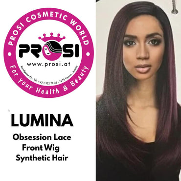 Obsession Synthetic Lace Front Free Part Hand Tied Straight Hair Wig - LUMINA Color 1B,2,613