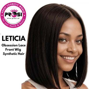 Obsession Synthetic Lace Front Free Part Hand Tied Straight Hair Wig - Leticia 1B,613
