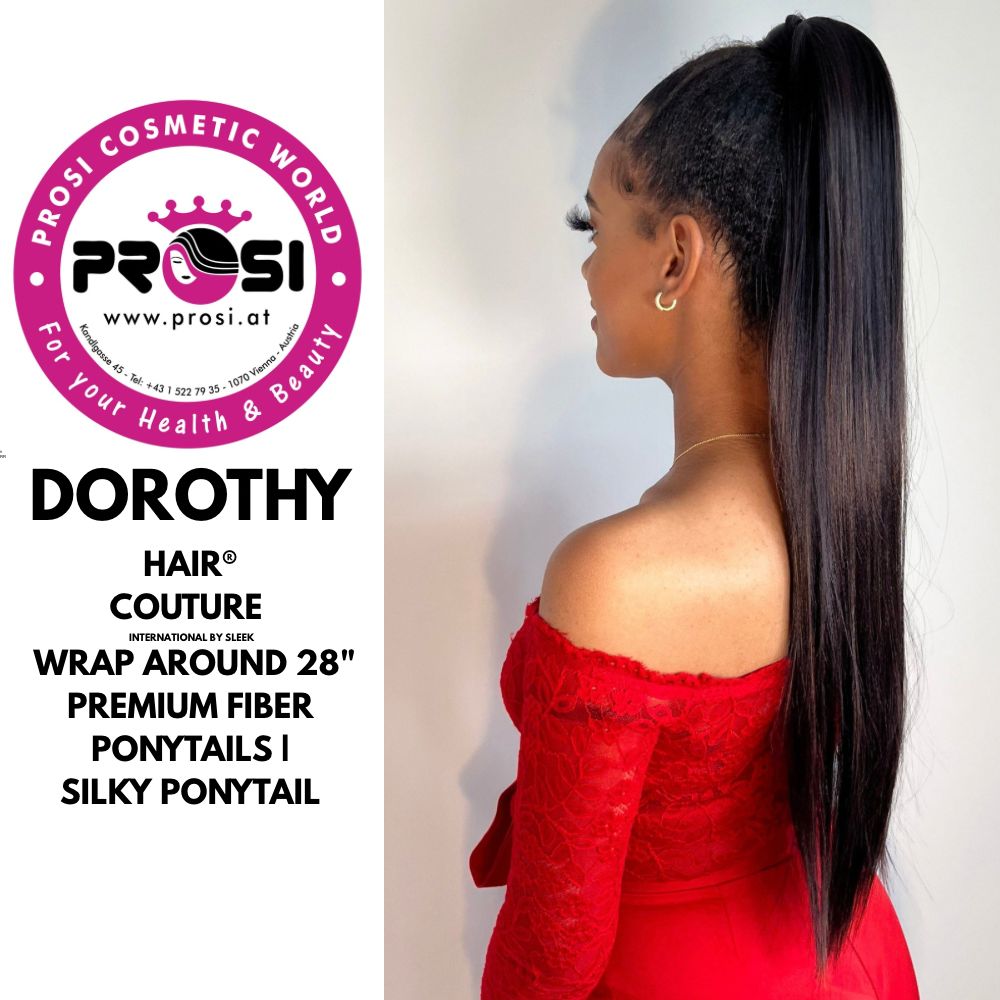 HAIR COUTURE -Dorothy Synthetic Hair Velcro Wrap around Ponytail 1/1B, 1B/2, 2/4, 5/6, 4/5/27, 613, 12/16/613, 99J, 27/613, 10/12/613