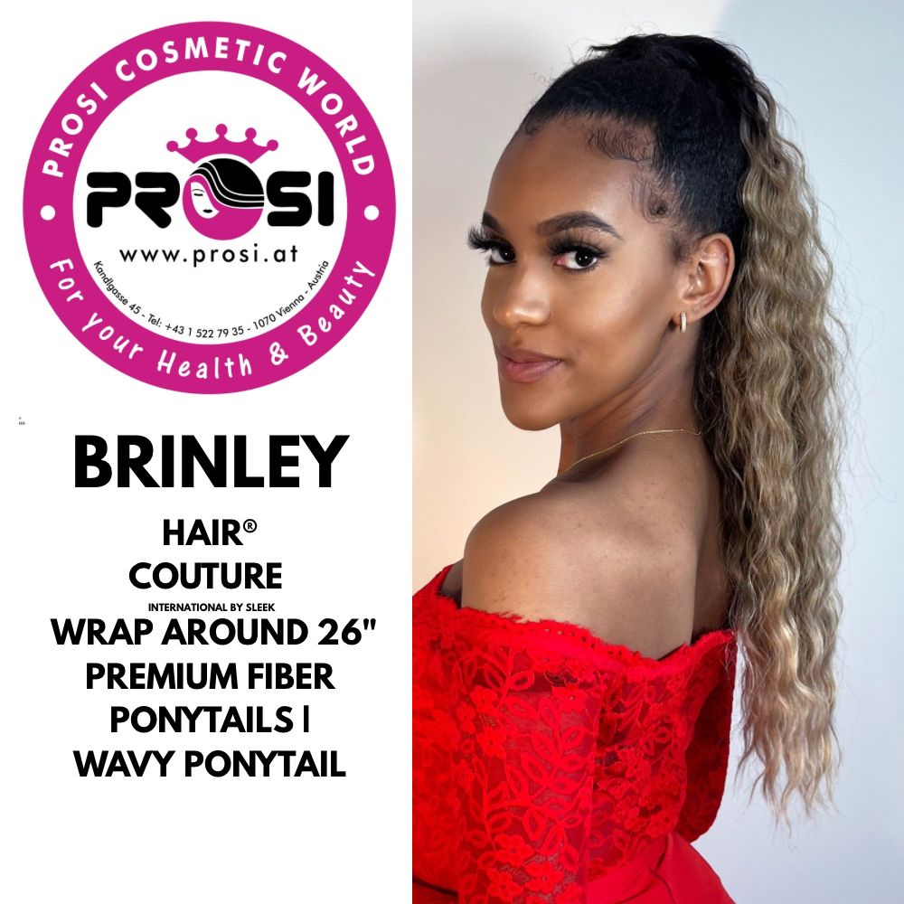 HAIR COUTURE-BRINLEY Synthetic ponytails(1B, 1B/2, 2/4, 5/6, 4/5/27, 613, 12/16/613, 99J, 27/613)