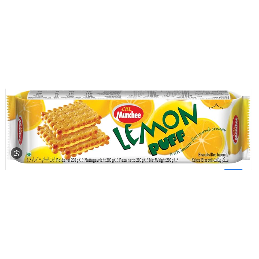 CBL Munchee Lemon puff biscuits 200g