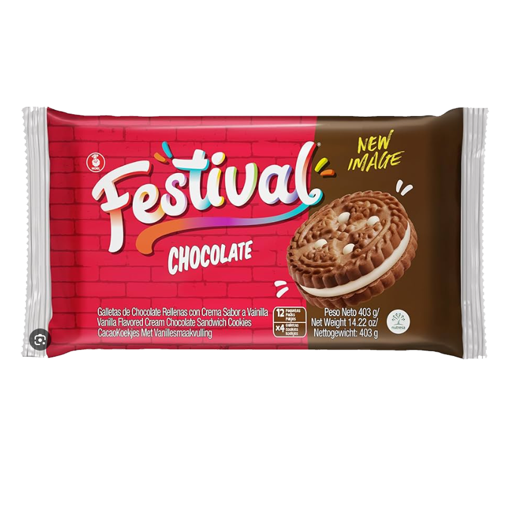 Festival Chocolate biscuits 403g