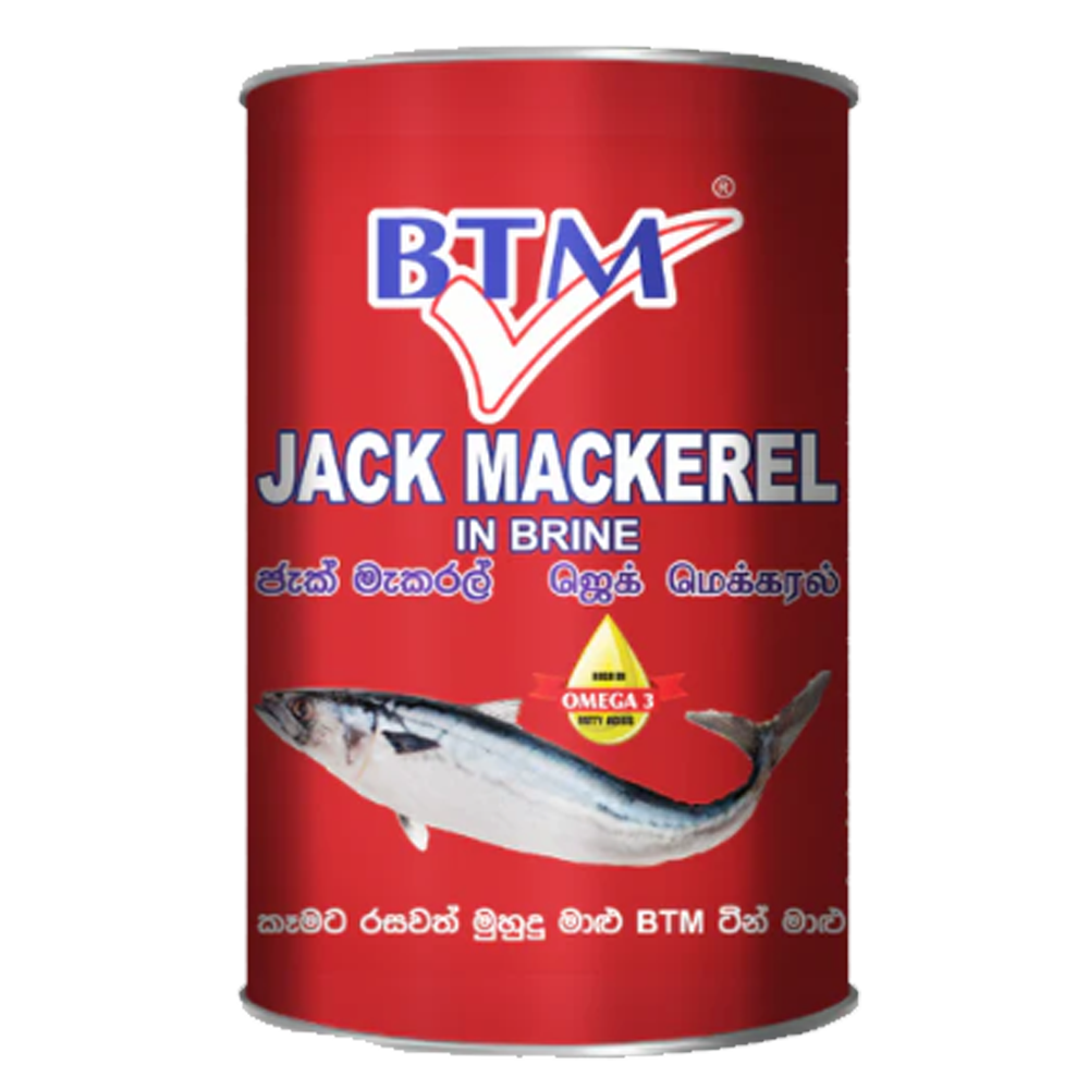 BTM Jack Mackerel in brine 425g