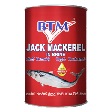 BTM Jack Mackerel in brine 425g