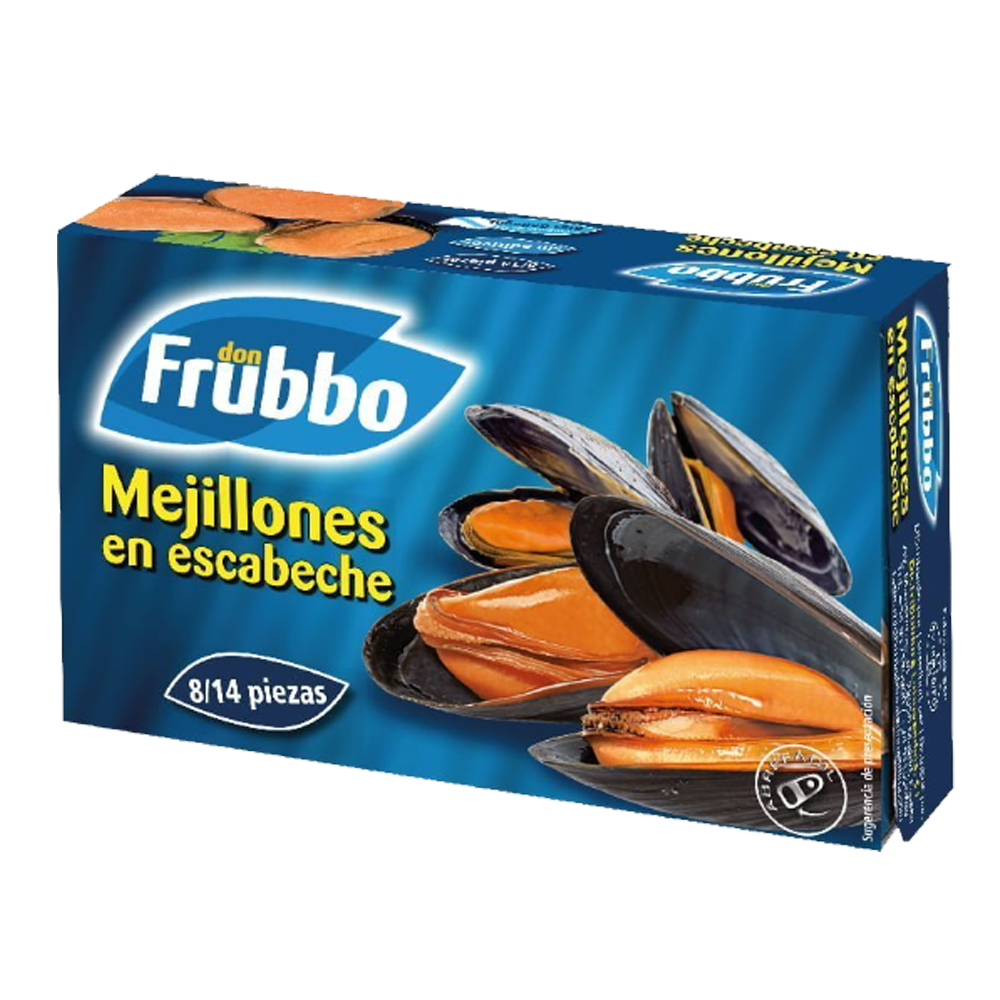 Don Frubbo Mejillones en escabeche 111g