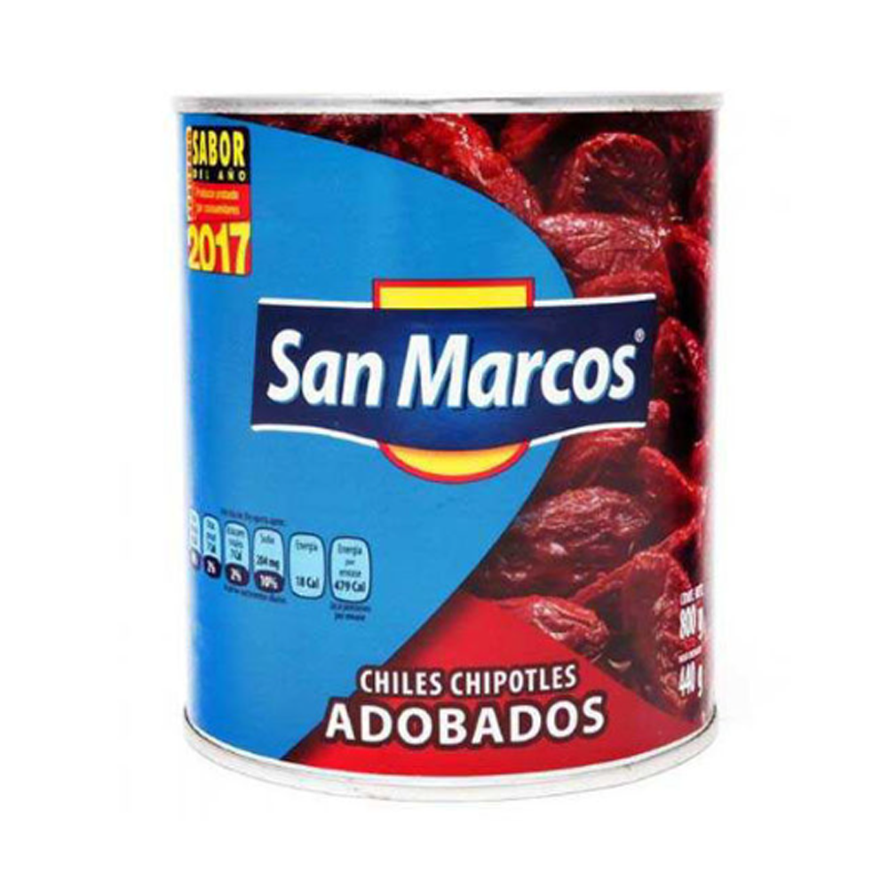 San Marcos chiles chipotles adobados 800g