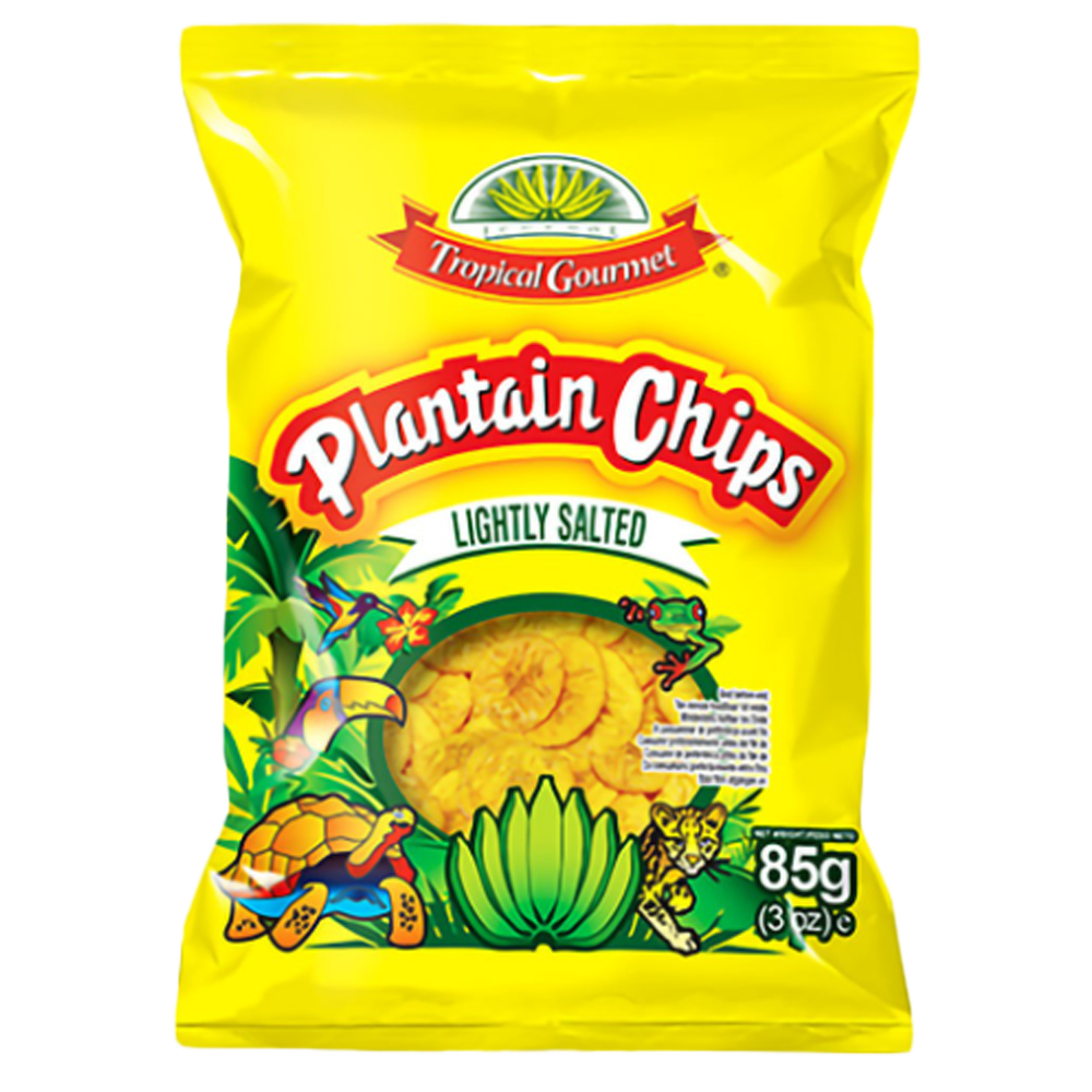Tropical Gourmet - Plantain Chips Lightly salted 85g