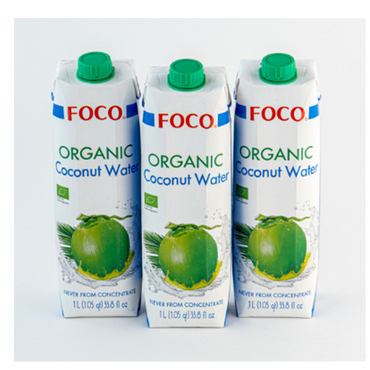 FOCO Organic coconut water 1L