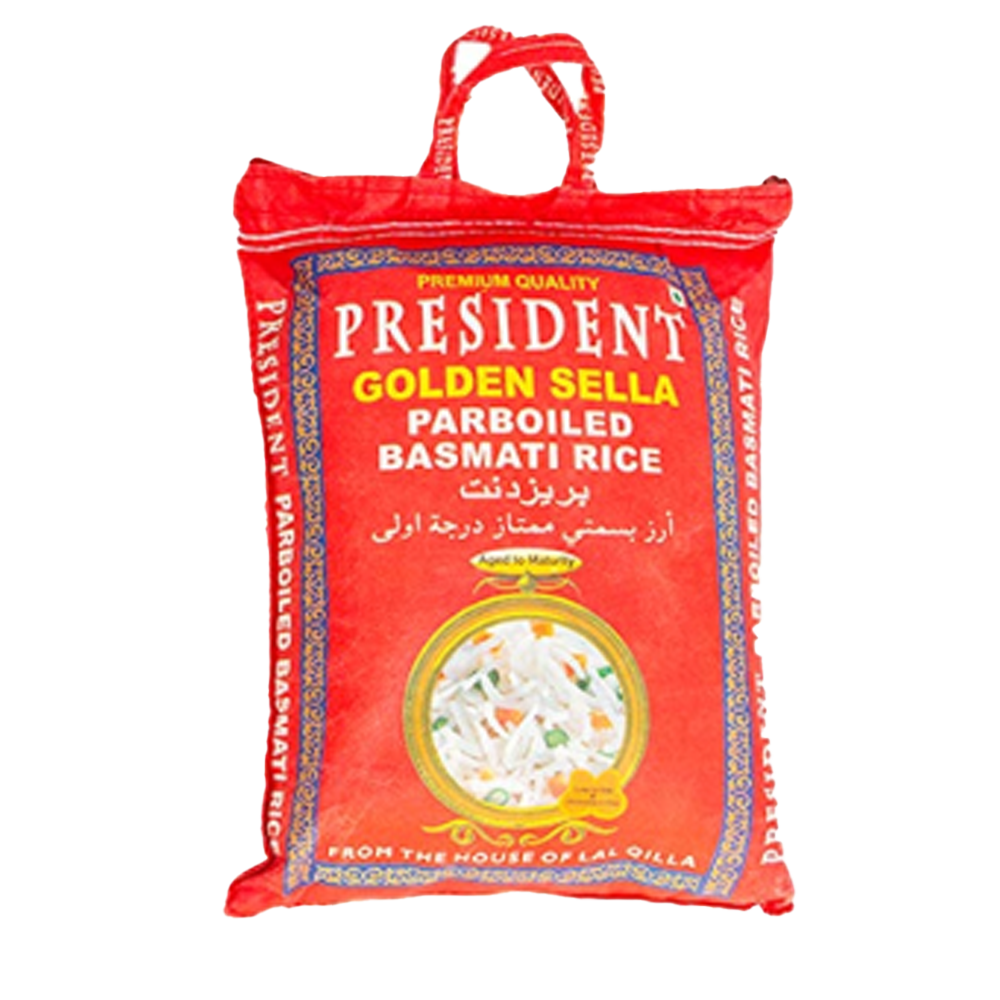 President Golden sella parboiled Basmati rice 5kg