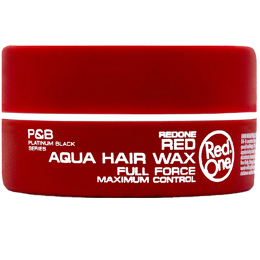 Red One Aqua Hair Wax Red 150ml