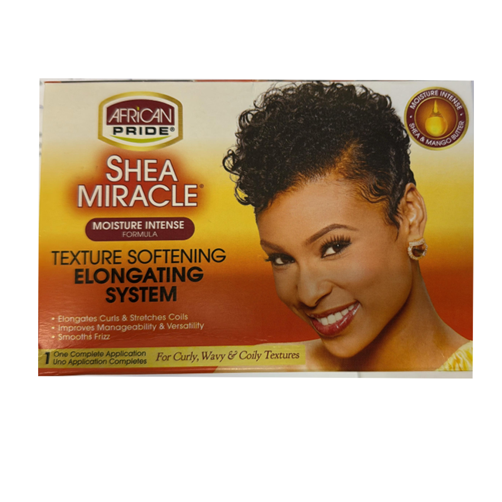 African Pride Shea miracle texture softening (moisture intense) kit