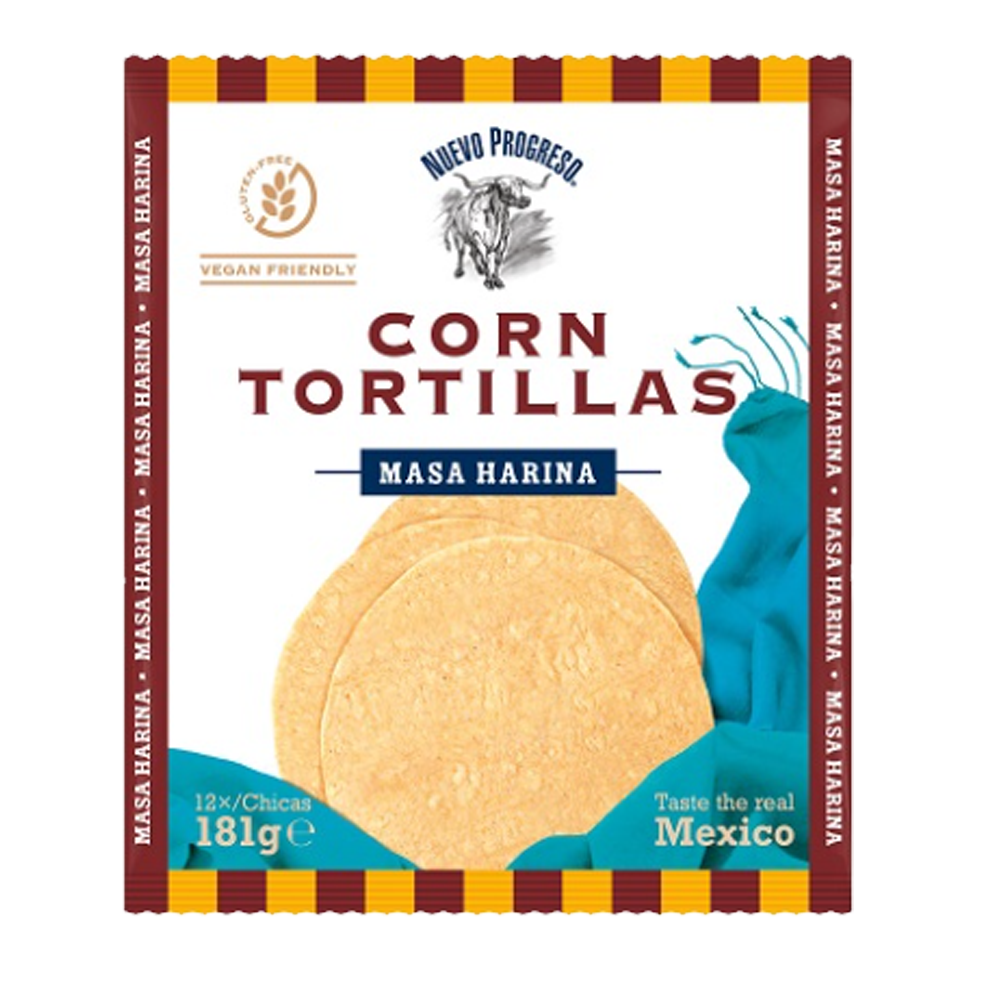 Nuevo Progreso corn tortillas 181g (12x/ Chicas)