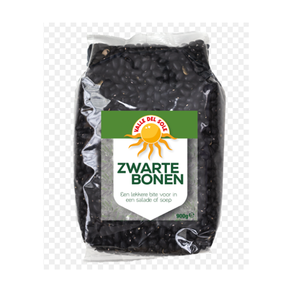 Valle del sole Zwarte bonen 900g
