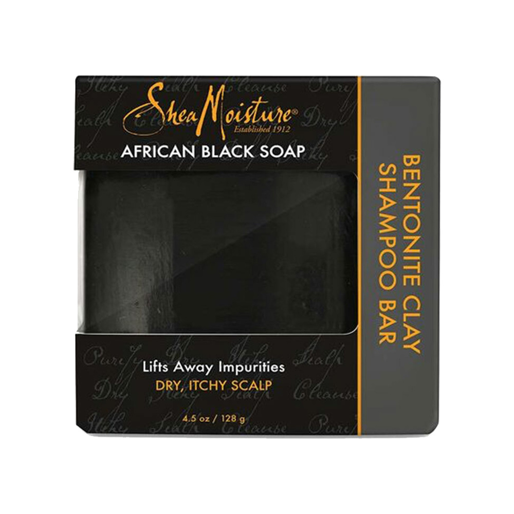Shea Moisture - African Black Soap Bentonite Clay Shampoo Bar 128g