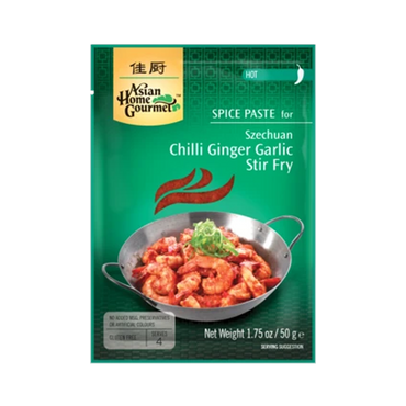 Asian Home Gourmet - Szechuan Chilli Ginger Garlic Stir Fry 50g