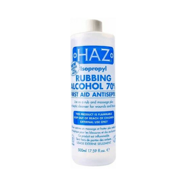 Haz - Isopropyl Rubbing Alcohol 70%, 500ml