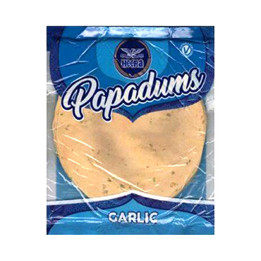 Heera - Garlic Papadams 200g
