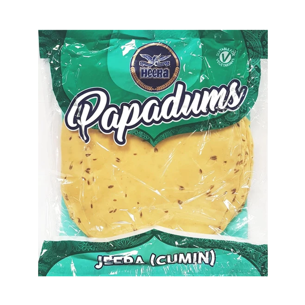 Heera - Jeera Papadams 200g