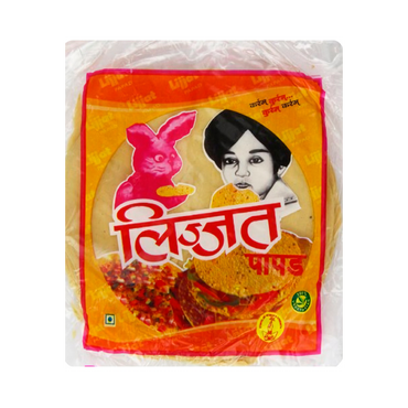 Lijjat - Black Pepper Papad 200g