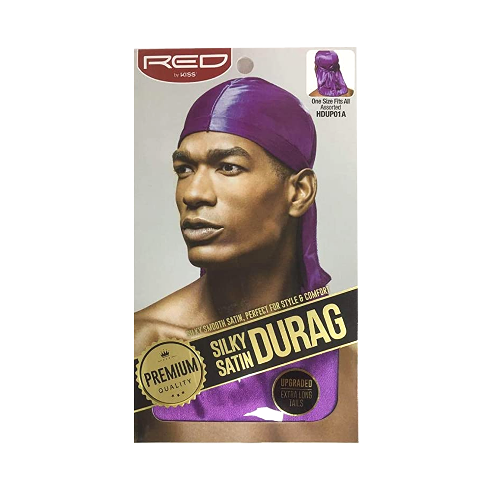 Red by Kiss - Premium Quality-Silky Satin Durag HDUP01A