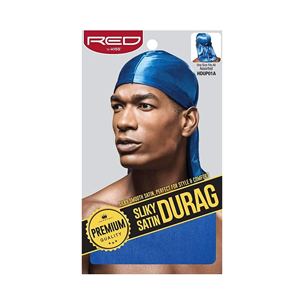 Red by Kiss - Premium Quality Silky Satin Durag Royal Blue HDUP04