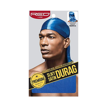 Red by Kiss - Premium Quality Silky Satin Durag Royal Blue HDUP04