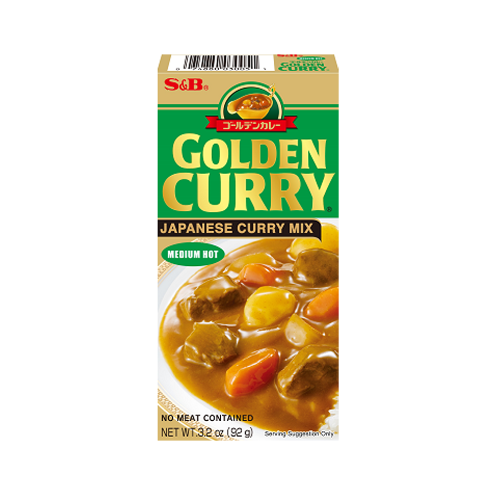 S&B - Japanese Curry Mix Medium Hot 92g