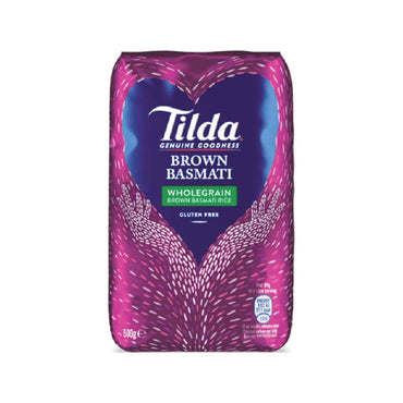 Tilda Brown Basmati Rice 500g